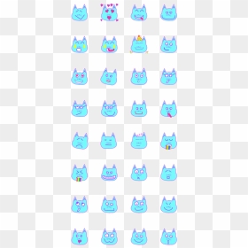 Cute Emoji Cat Stickers, HD Png Download - cute emoji png