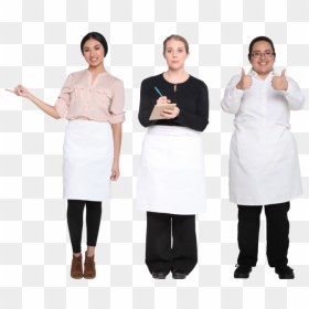 Servers, Food Servers, Waitresses - Cut Out People At Restaurant, HD Png Download - servers png