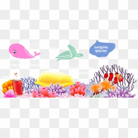 Transparent Coral Clipart Png - Under The Sea Png Clipart, Png Download - under the sea png