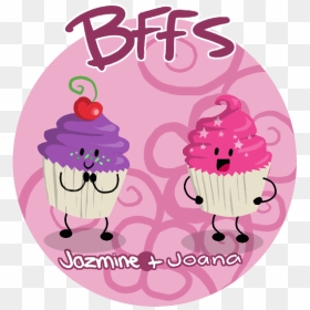 Bffs Cupcakes, HD Png Download - bff png