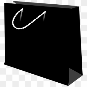 Bolsa Negra Papel Png - Paper Bag Black Vector, Transparent Png - papel png