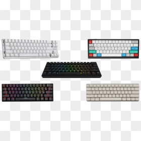 Best 60 Percent Mechanical Keyboards - Wireless Mechanical Keyboard Typing 60%, HD Png Download - gaming keyboard png