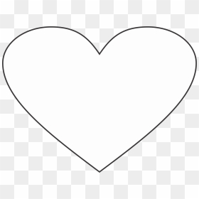 Transparent Heart Png White, Png Download - moldura branca png