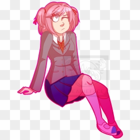 Ddlc Doki Doki Literature Club Natsuki Request Doodles - Doki Doki Literature Club!, HD Png Download - natsuki.png