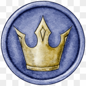 Blue King Token For Great Hunt Game - Shield Token Png, Transparent Png - game of thrones crown png