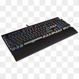 Corsair K70 Lux Rgb Mechanical Gaming Keyboard Color - K70 Rapidfire, HD Png Download - gaming keyboard png