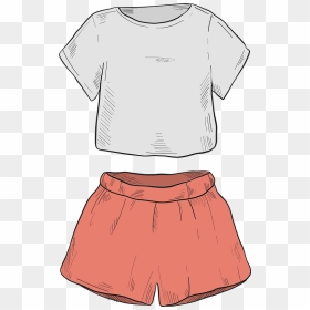 Pajamas Clipart - Miniskirt, HD Png Download - pajamas png