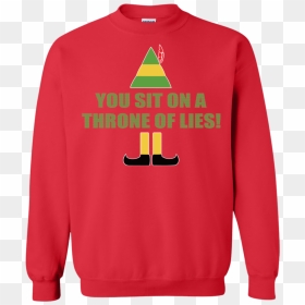 Buddy The Elf You Sit On A Throne Of Lies Christmas - Love My Boyfriend Yes He Bought Me, HD Png Download - buddy the elf png