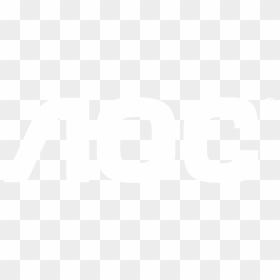 Sponsored In Part By - Aoc White Logo Png, Transparent Png - white logo png