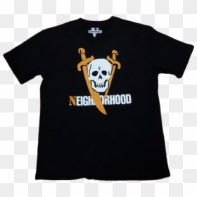 Vlone Neighborhood Short Sleeve Tee - Neighbourhood X Vlone Shirt, HD Png Download - vlone logo png
