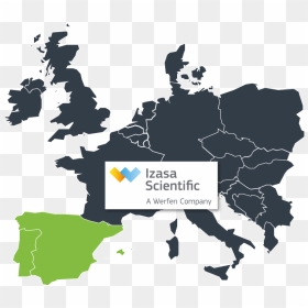 Izasa Scientific And Denssolutions Announce New Partnership - Western Europe Map Icon, HD Png Download - film grain overlay png