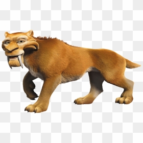 Ice Age Diego - Saber Tooth Tiger Clipart, HD Png Download - 20th century fox png