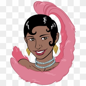 Queer History Podcast - Animated Picture Of Josephine Baker, HD Png Download - baker png