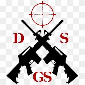 Deadshot Guidance Systems - Crossed Guns Transparent Background, HD Png Download - ar png