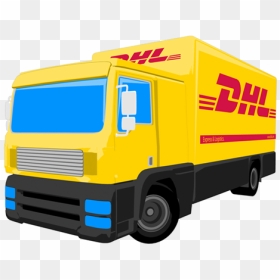 Dhl Icons Truck Png, Transparent Png - shipping truck png