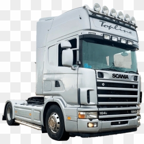 Scania 580 Topline Truck Transparent Image - Scania 164 580 For Sale, HD Png Download - truck.png