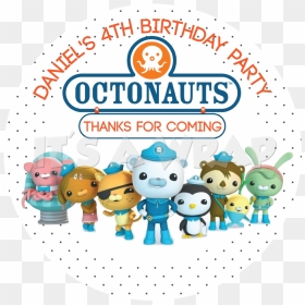 Octonauts Party Box Stickers - Brown Bag Films Characters, HD Png Download - octonauts png