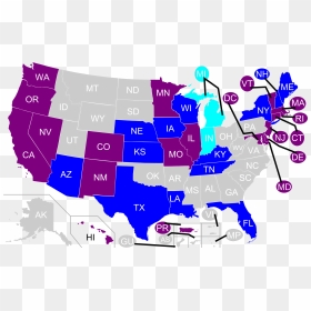 In Wake Of Target Stores Controversy, What Are Walmart - Map Of Us Political Party, HD Png Download - target store png