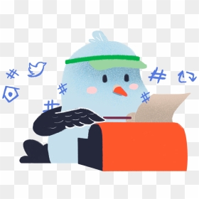 Twitter Analytics - Cartoon, HD Png Download - twiter png