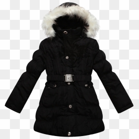 Black Winter Jacket For Women Png Transparent Image - Transparent Winter Jacket Png, Png Download - black women png