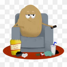 Couch Potato Png - Couch Potato Clipart, Transparent Png - lazy png