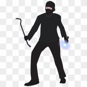 Thief Criminal Clipart - Transparent Burglar Png, Png Download - criminal png