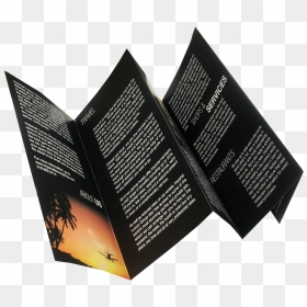 Five Fold, Folded, 4 Color, Print Sample - Print 4 Fold Brochure, HD Png Download - folded map png