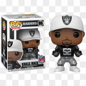 Khalil Mack Oakland Raiders Funko Pop Vinyl Figure - Funko Pop Khalil Mack, HD Png Download - khalil mack png