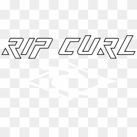 Rip Curl Logo Black And White, HD Png Download - curl png
