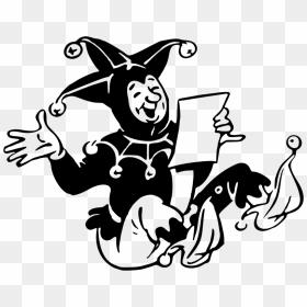 Jester - Jester Black And White, HD Png Download - jester png