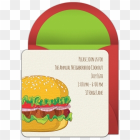 Cheeseburger, HD Png Download - cookout png