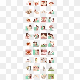 The Signs Of Love 6 Line Stickers , Png Download - Sticker, Transparent Png - line stickers png
