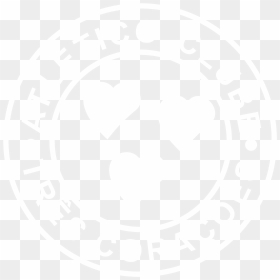 Atletico Clube De Tres Coracoes Mg Logo Black And White - Johns Hopkins Logo White, HD Png Download - corações png