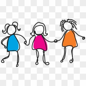 Three Girls Png - International Day Of The Girl 2019, Transparent Png - sisters png