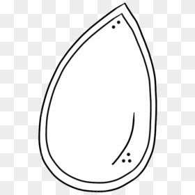 Free Pumpkin Seed Clipart Vector Freeuse Download Pumpkin - Watermelon Seed Clipart Black And White, HD Png Download - seed of life png