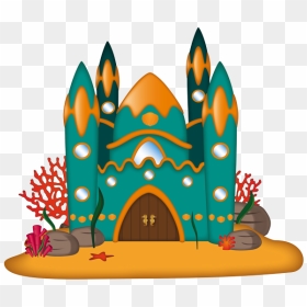 Castle Under The Sea Png, Transparent Png - under the sea png