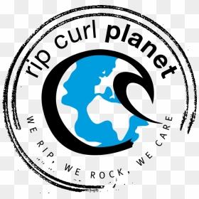 Rip Curl Planet Logo, HD Png Download - curl png