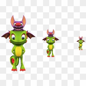 Fan Creationmy Handmade Front View Of Yooka And Laylee - Yooka Laylee Front View, HD Png Download - yooka laylee png