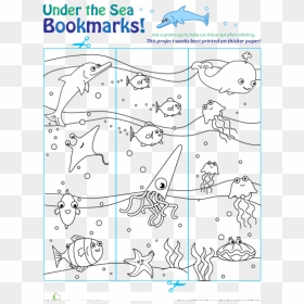Get A Clue - Under The Sea Bookmarks, HD Png Download - under the sea png