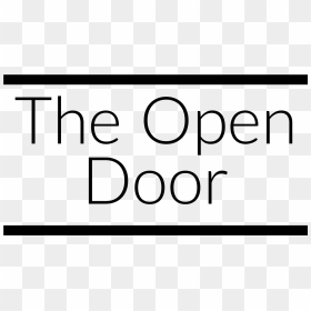 The Open Door - Line Art, HD Png Download - open circle png