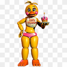 Thumb Image - Fnaf 2 Toy Chica Full Body, HD Png Download - chica png