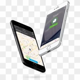 Two Iphones Displaying Screens From The Tile App - Two Iphones Png, Transparent Png - iphones png