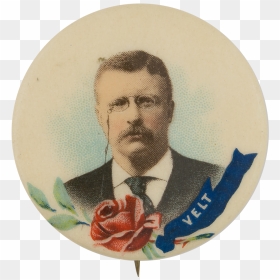 Theodore Roosevelt Political Button Museum - Teddy Roosevelt Circle, HD Png Download - teddy roosevelt png