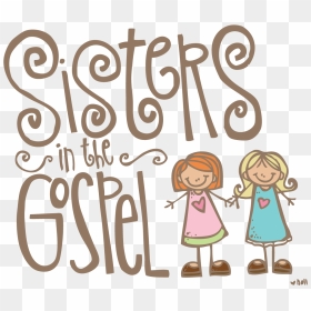 Lds Sister Missionaries Clipart, HD Png Download - sisters png