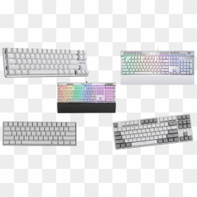 Best White Mechanical Keyboard - Best 60 Keyboard For Gaming, HD Png Download - gaming keyboard png