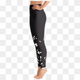 Wearable Art Leggings - Black Sport Leggings With Gold, HD Png Download - rorschach png