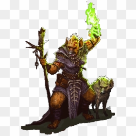 Gnoll Druid Character Portraits, Fantasy Creatures, - D&d Free Character Portraits, HD Png Download - druid png