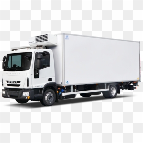 Large Box Truck Cooler With Tail-lift - Large Truck Png, Transparent Png - trucks png