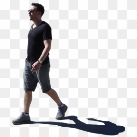Transparent People Walking Dog Png - People Texture Png Sport, Png Download - guy standing png