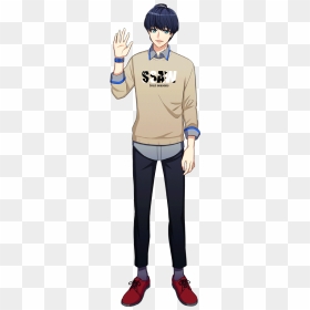 Anime Boy Full Body, HD Png Download - guy standing png
